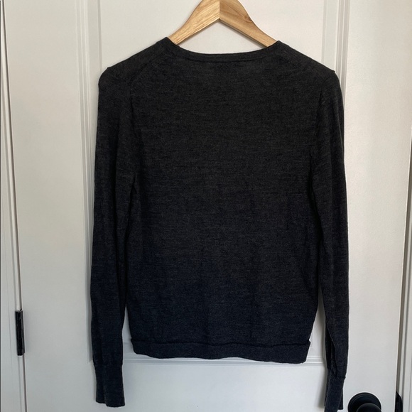 J. Crew Women's Crew Neck Sweater Charcoal M - Picture 5 of 5